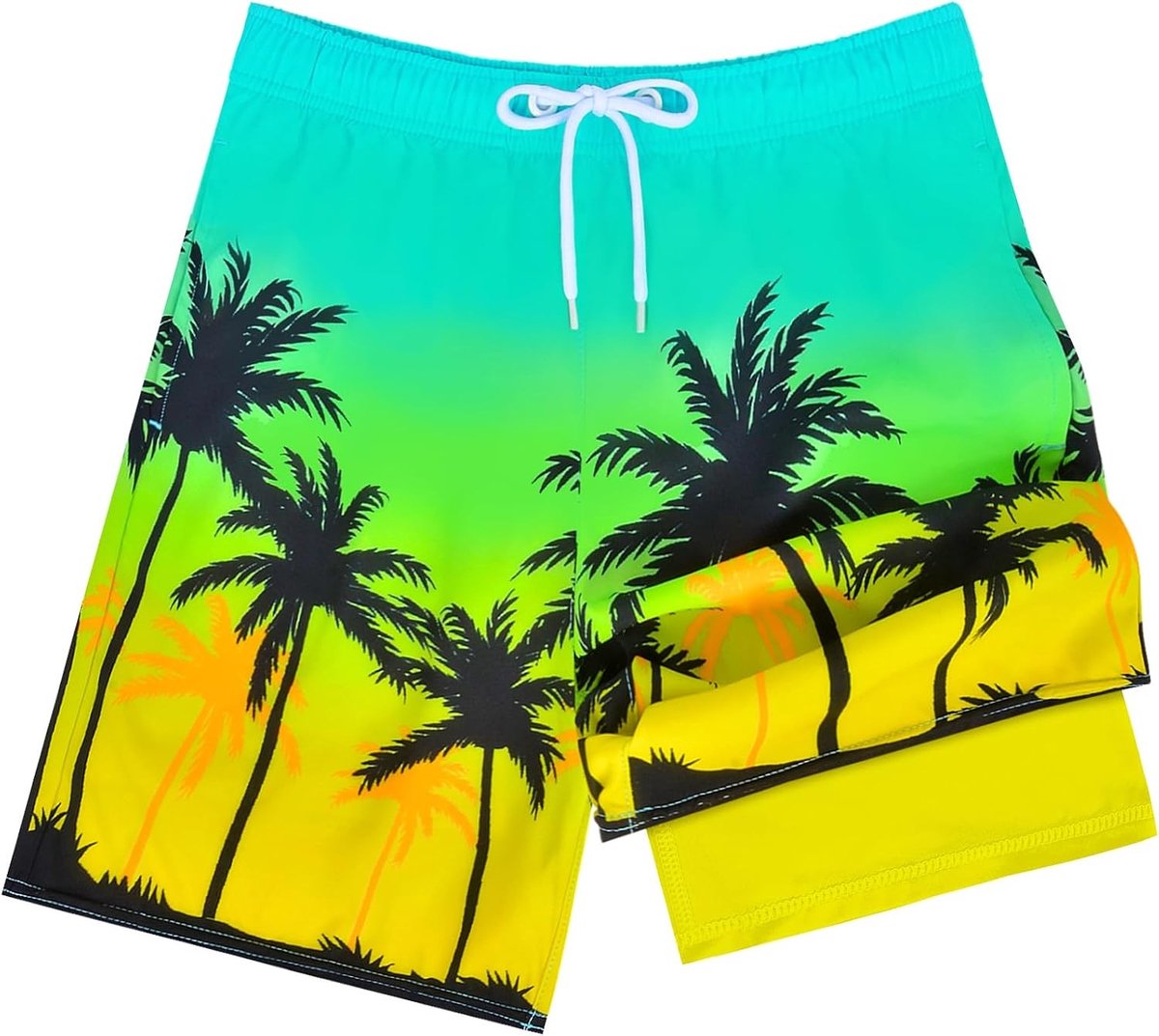 Zwemshorts voor Jongens met Compressie Voering - Sneldrogende Badmode voor Zwemmen en Strandactiviteiten