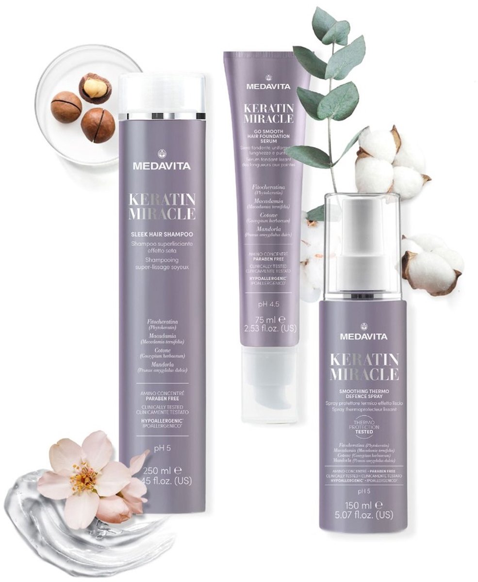 Medavita Keratin Miracle Frizz Over Hair Mousse 200ml