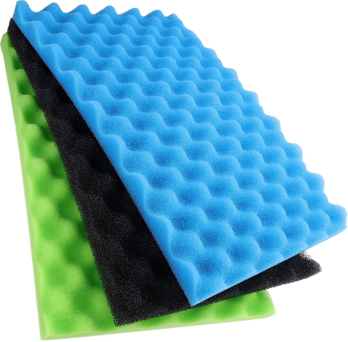 SnelShoppen - Visvijver Filterschuim Kit 430mm x 280mm - Perfect voor Tuin, Vijver en Waterpartijen - Hoogwaardige Filtermaterialen - 17-inch x 11-inc