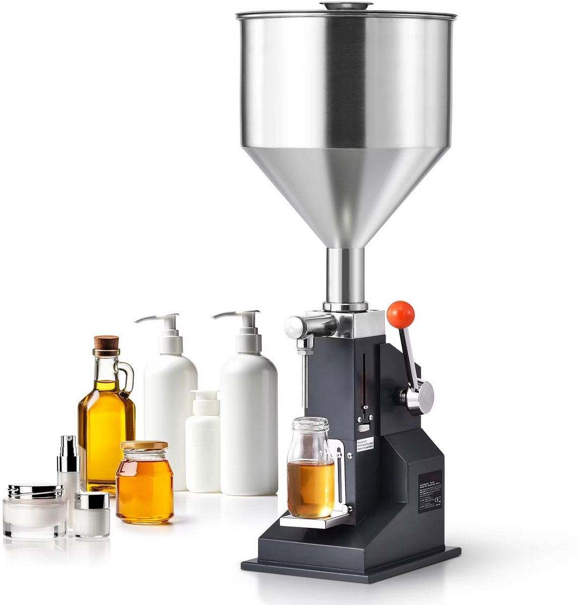 JOYNEXTBUY - Handmatige Vloeistofvulmachine 5–100 ml – Verstelbare Flessenvuller - Voor Honing, Olie, Sauzen, Cosmetica etc.