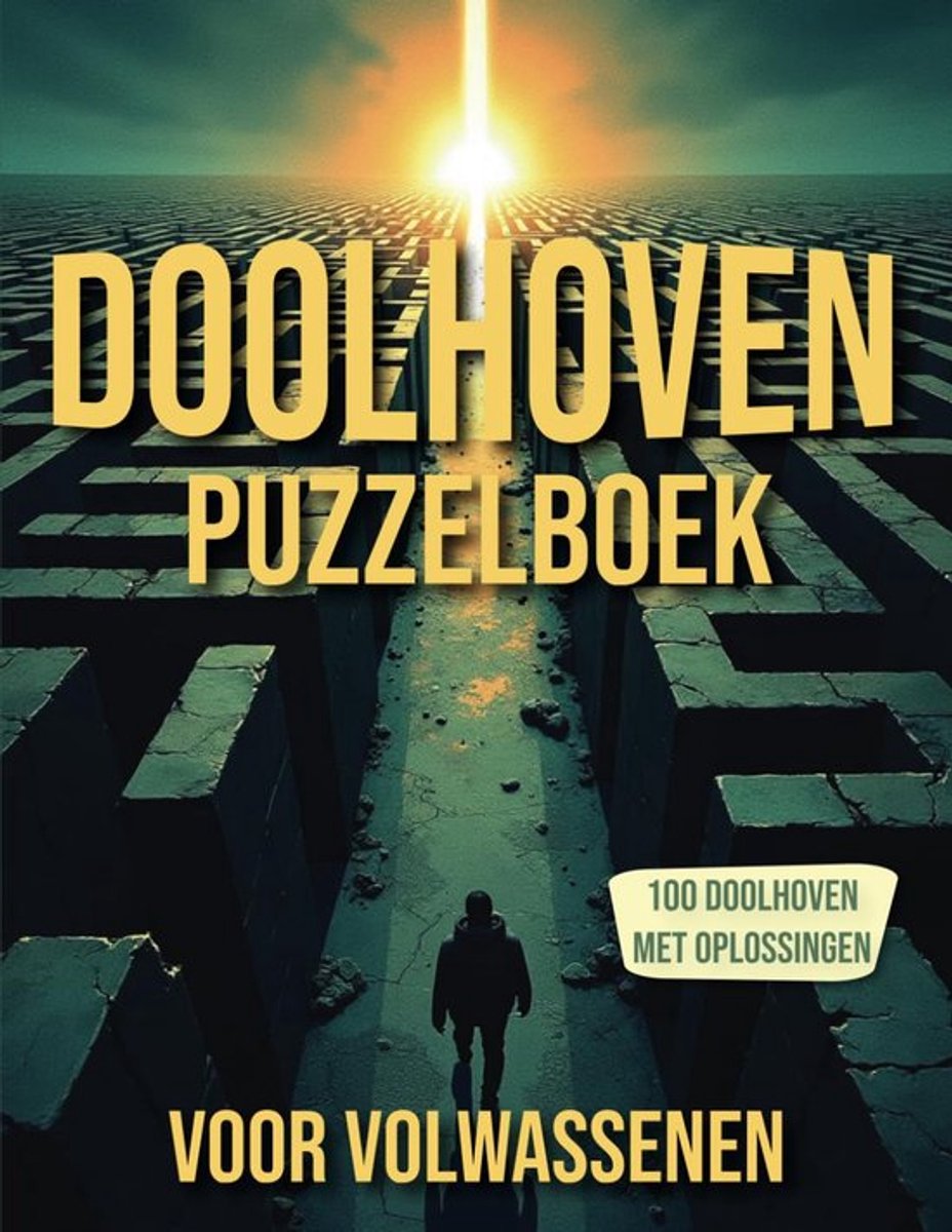 SnelShoppen - Doolhoven Puzzelboek Voor Volwassenen - Doolhofpuzzels Met Oplossingen Voor Verbetering Van Focus En Cognitieve Vaardigheden - 100+ Puzz