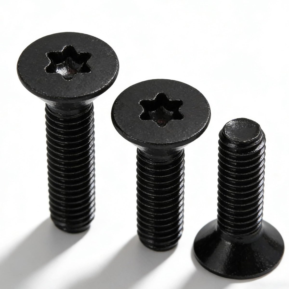 Verzonken kopschroeven M4 x 10 mm, 10 stuks roestvrij staal, torx schroeven voor machines, platte kop schroeven, duurzame bevestigingsmaterialen