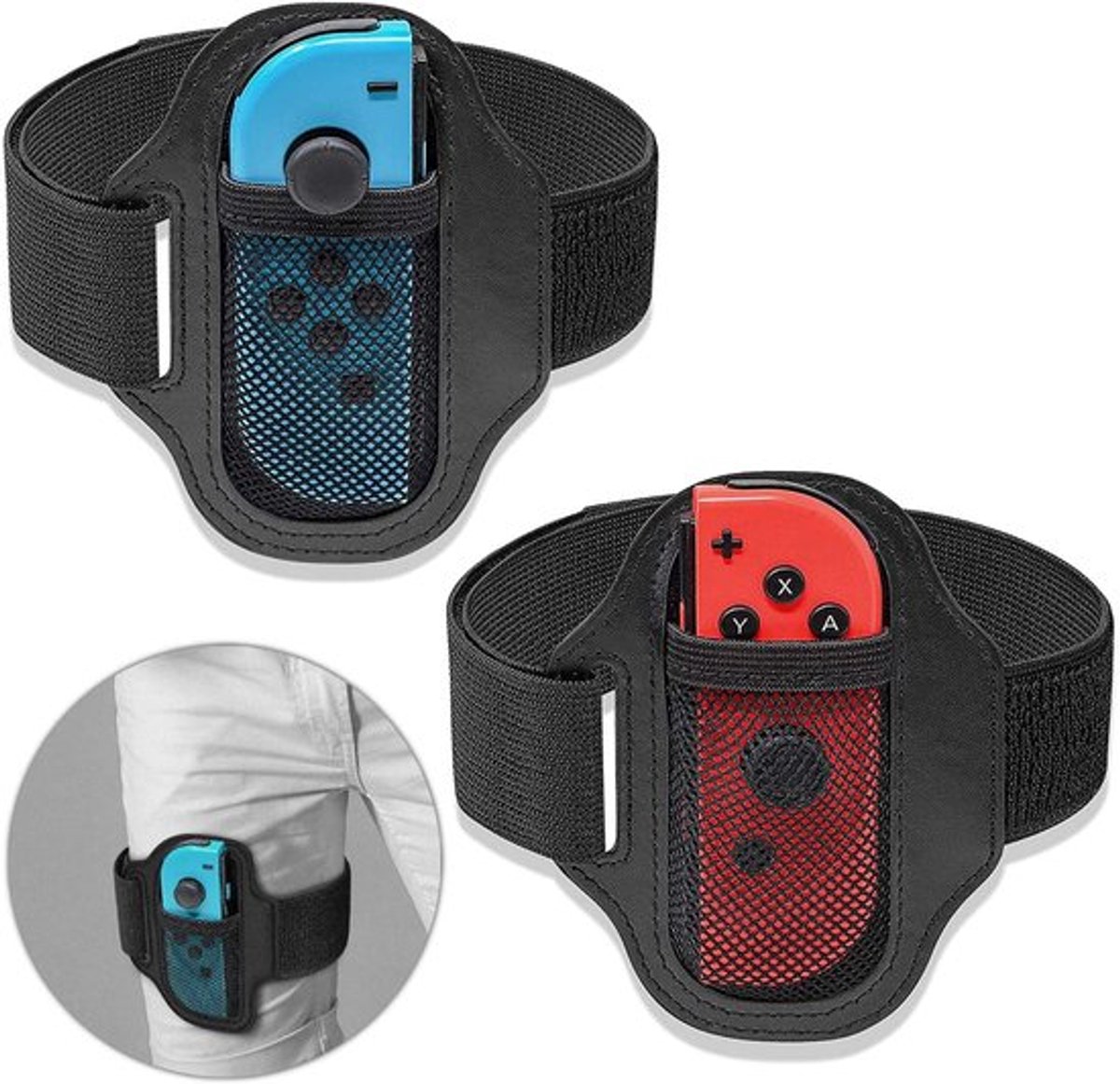 Elastische Sportband - Verstelbare Beenbanden - Veilig en Comfortabel - 2 Stuks - Geschikt voor Schakelaar Avontuur - Sport Accessoire