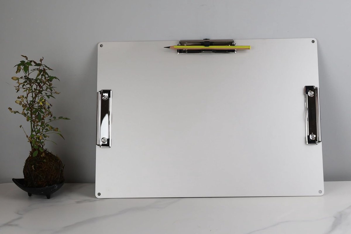 Klembord A3 liggend - aluminium - met penhouder - ideaal voor kunstenaars - ShopVlot
