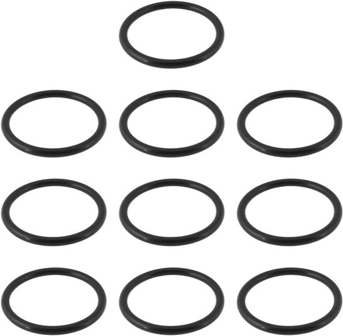 Afdichtingen 10 stuks - O-ringen rubber - 33x39x3mm - Geschikt voor 40mm wastafelpluggen - Waterdicht - Duurzaam materiaal - O-ring