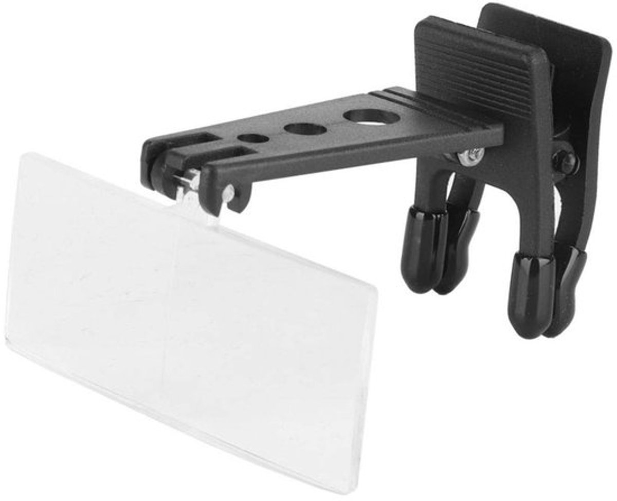 Vergrootglas 1,5x/2,5x/3,5x - Vergrootglas voor brildragers - Handen vrij vergrotingsbril - Lichtgewicht en comfortabel - Verstelbare afstand voor optimale kijkafstand - Loep