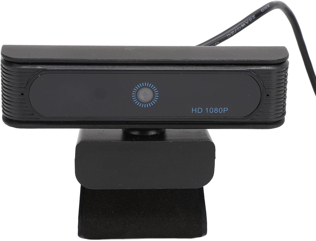 SnelShoppen - HD Webcam voor Computer 1080p met Infrarood en Gezichtsherkenning - Groothoekweergave USB Webcam voor PC en Laptop, Ideaal voor Videobel