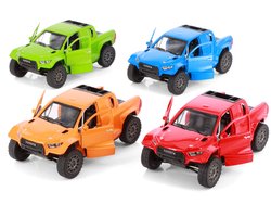 Toyota GR DKR Hilux pick-up trucks - Kinsmart 5468D - Gegoten metalen modelauto's op schaal 1/38 verkoop per stuk 4 kleuren