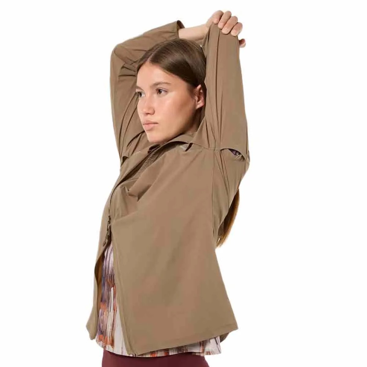 Nnormal Trail Wind Jas Bruin L Vrouw