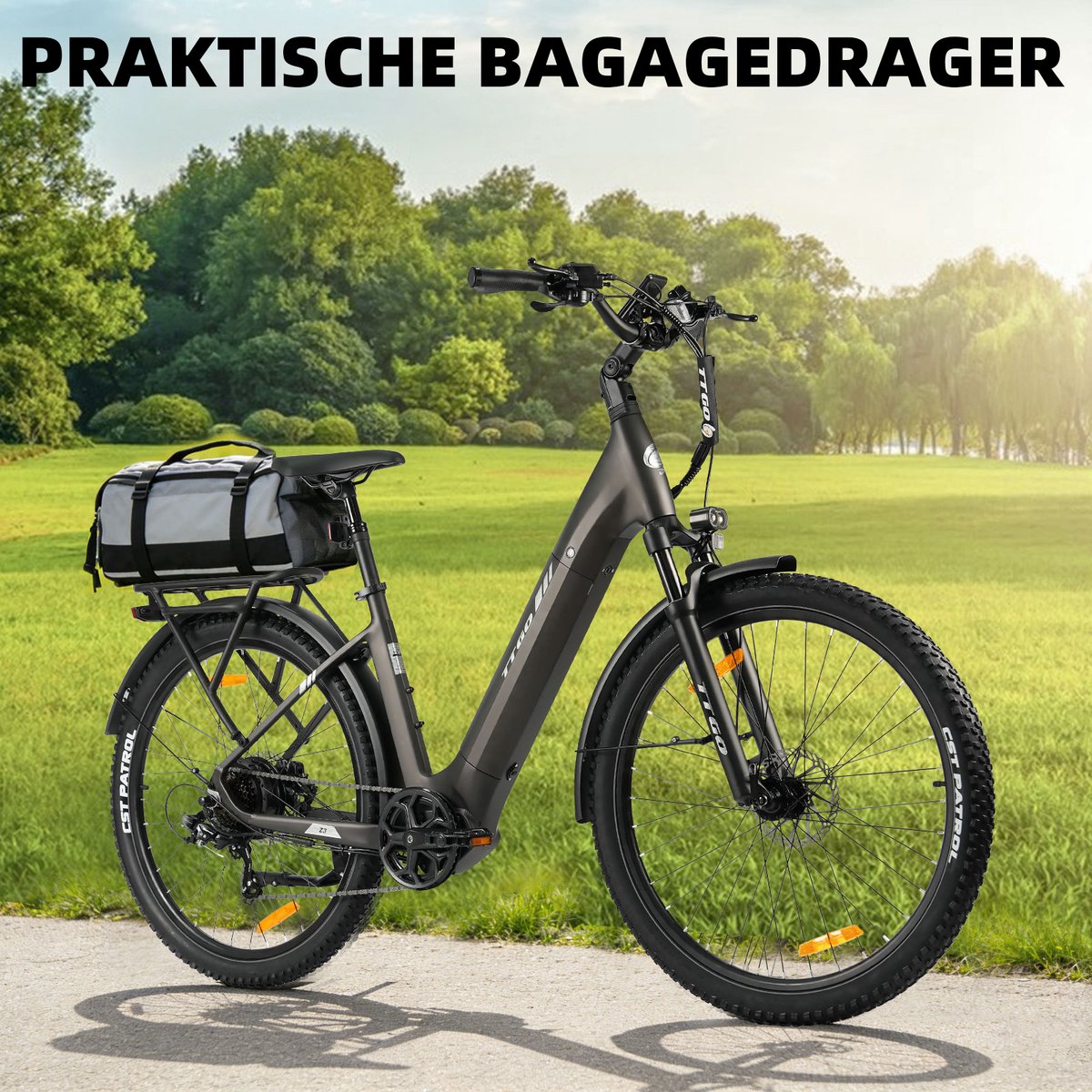 Sencycle Europe Sp. z o.o. TTGO Z3 Elektrische Fiets - 48V15Ah Accu - 27.5 Inch Banden - Max Snelheid 25km/u - Max Bereik 110-120km thumbnail 6