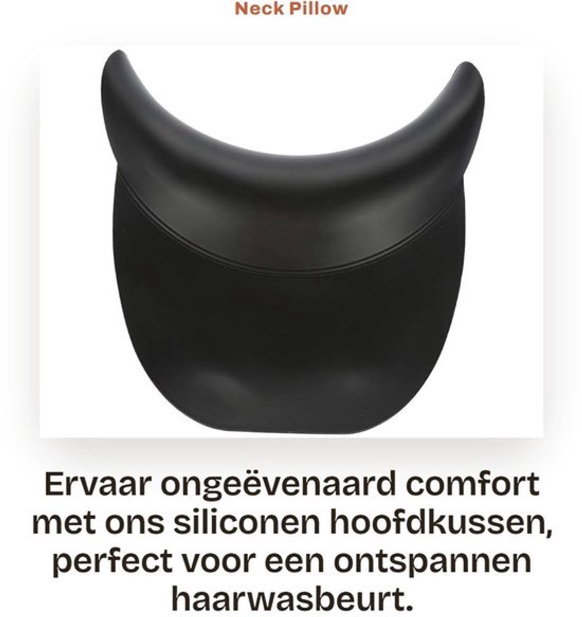 Nekkussen Siliconen - Draagbaar - Haarwaskussen - Antislip - Comfortabel - Langdurig Gebruik - Shampookussen