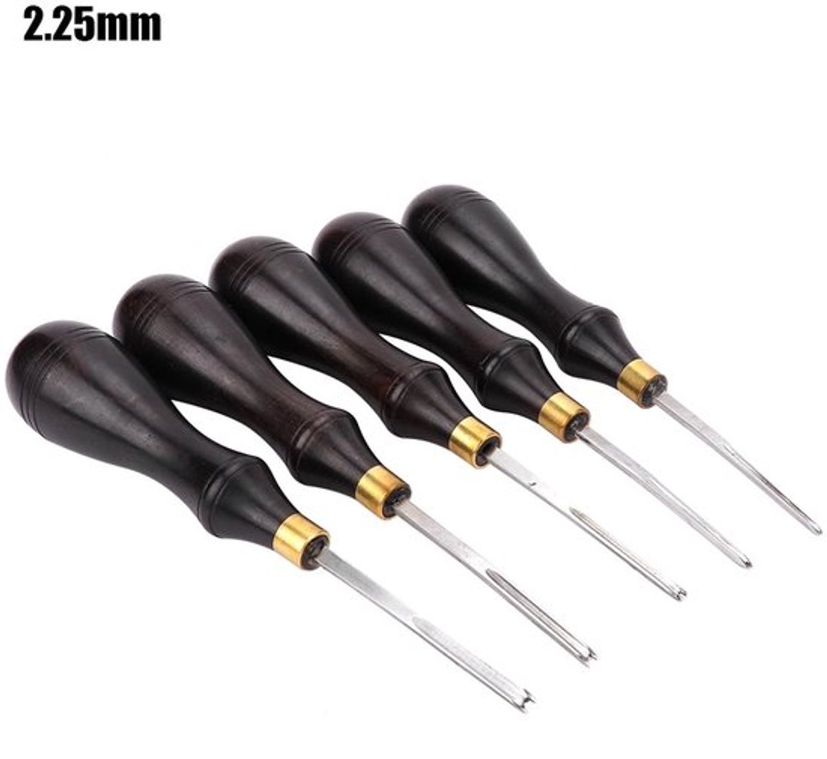Leerbewerker Professioneel - Leerbewerking Gereedschap - Leerbewerking Set - Hoogwaardige Gereedschappen - Comfortabele Grip - Roestvrij Staal Blade