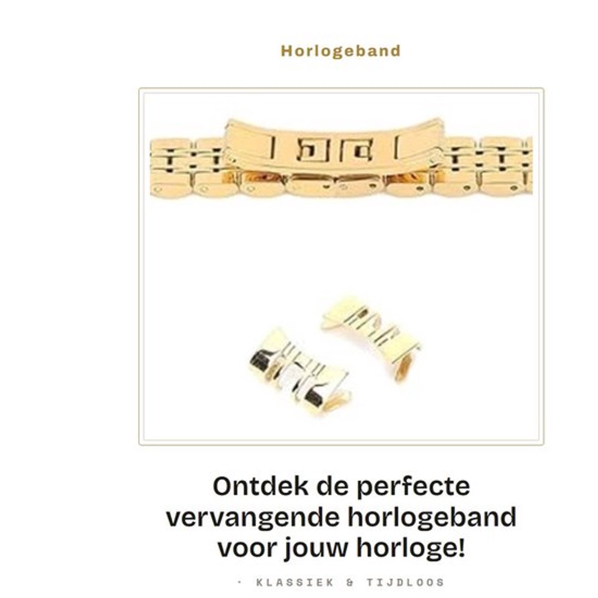 Horlogeband Hoogwaardig Roestvrij Staal - Draagbare Vervangende Horlogeband - Horlogeband Inkorter - Ergonomisch Ontwerp - Comfortabele Draagervaring - Gebruiksvriendelijk Accessoire - Horlogeriem