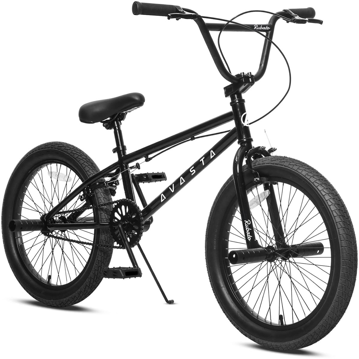 Kinderfiets Freestyle - BMX Fiets - Avontuurlijk Rijden - Stevig Stalen Frame - 20 Inch - Zwart