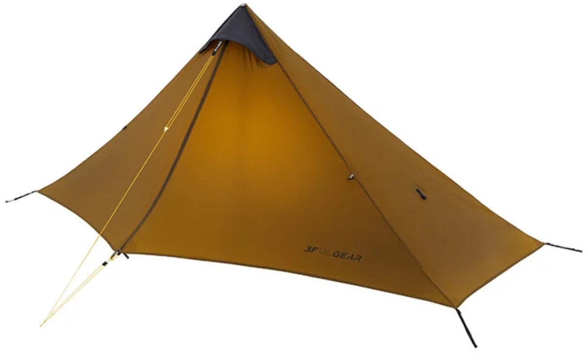 3F UL GEAR® Lanshan 1-persoons Tent - Ultra Lichtgewicht - 3 seizoenen trekking tent - Waterdicht - Kampeertent - Kamperen - Dubbeldaks trekkerstent - Hiking & Wandelen