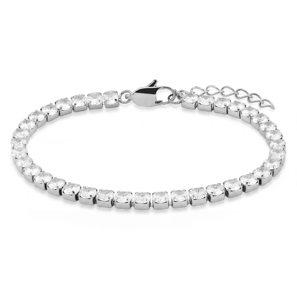 Dazzle | 4 mm tennisarmband met zirkonia