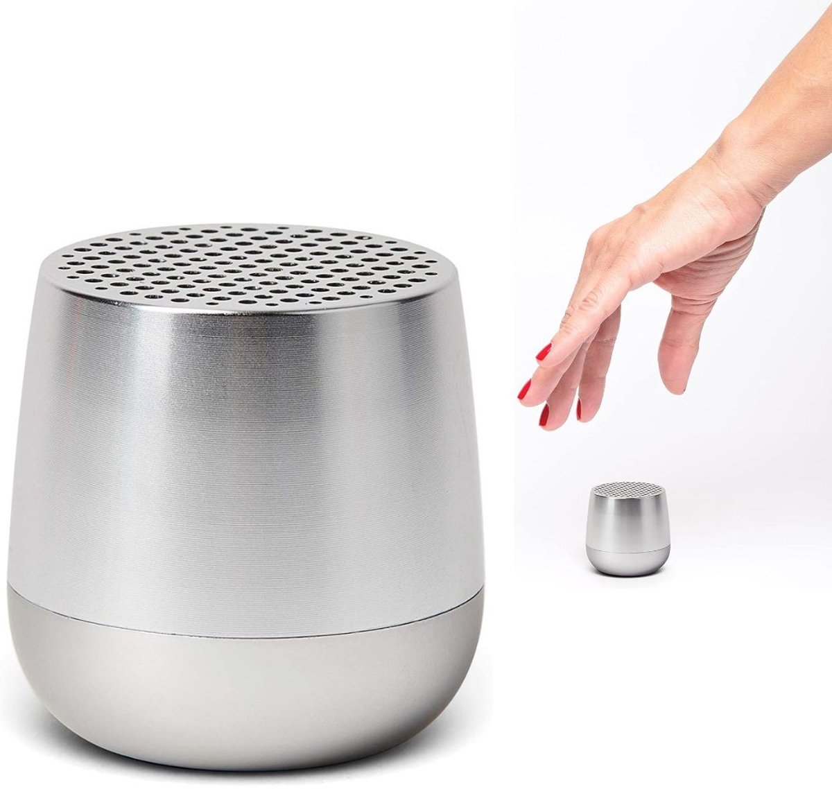 ApexArte® Mini Bluetooth Speaker - Draagbare Audio - Muziek Onderweg - Zilver