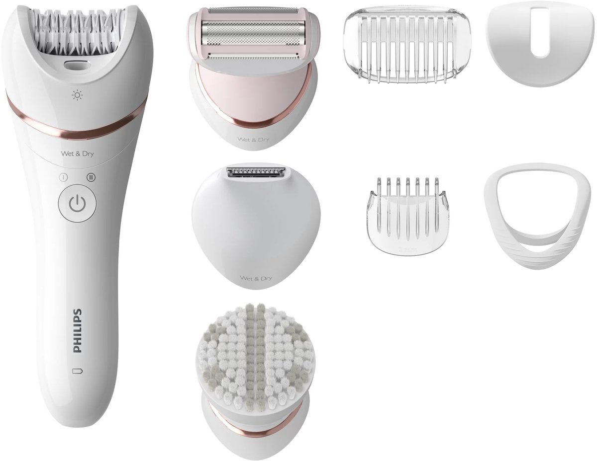 Bol.com Philips Series 8000 BRE735/00 - Wet & Dry - Epilator - Roze aanbieding
