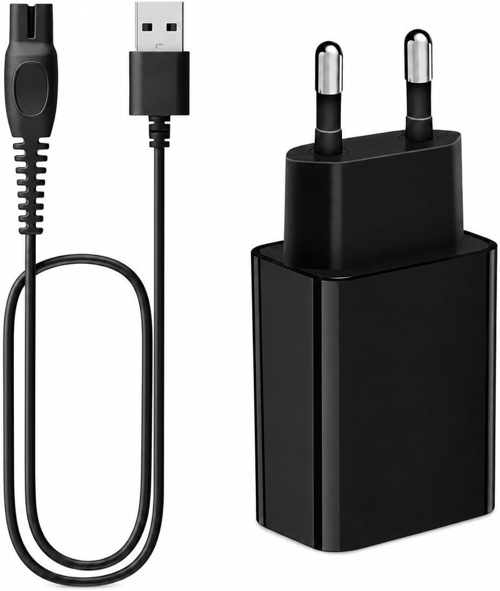 Oplaadkabel 5V voor One Blade en MG-serie, vervangende voeding met 1 m USB-kabel, visgraatdesign en duurzame kwaliteit