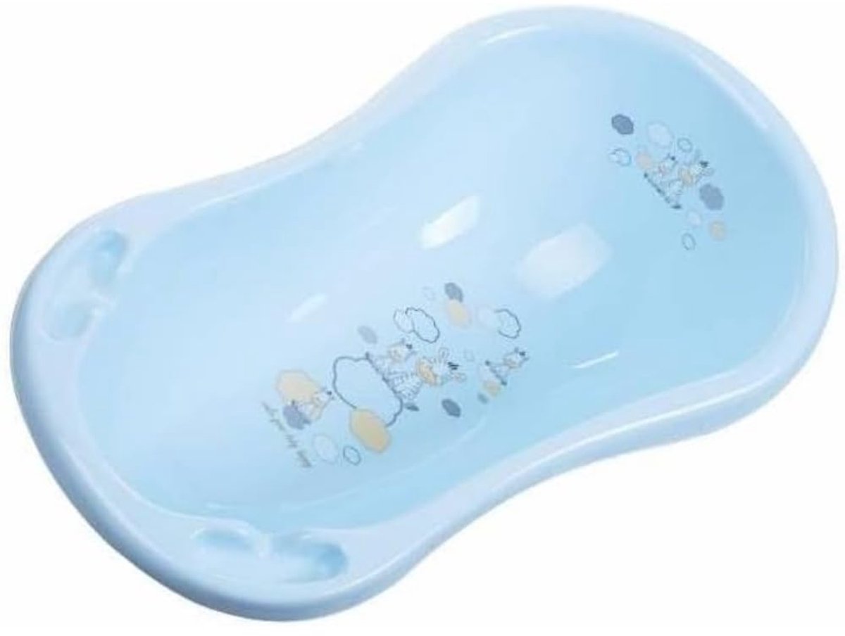 SnelShoppen - Badkuip 84cm - Comfortabele kunststof badkuip voor kinderen en volwassenen - Ideaal voor in de tuin, badkamer of camping - Ruimtebespare