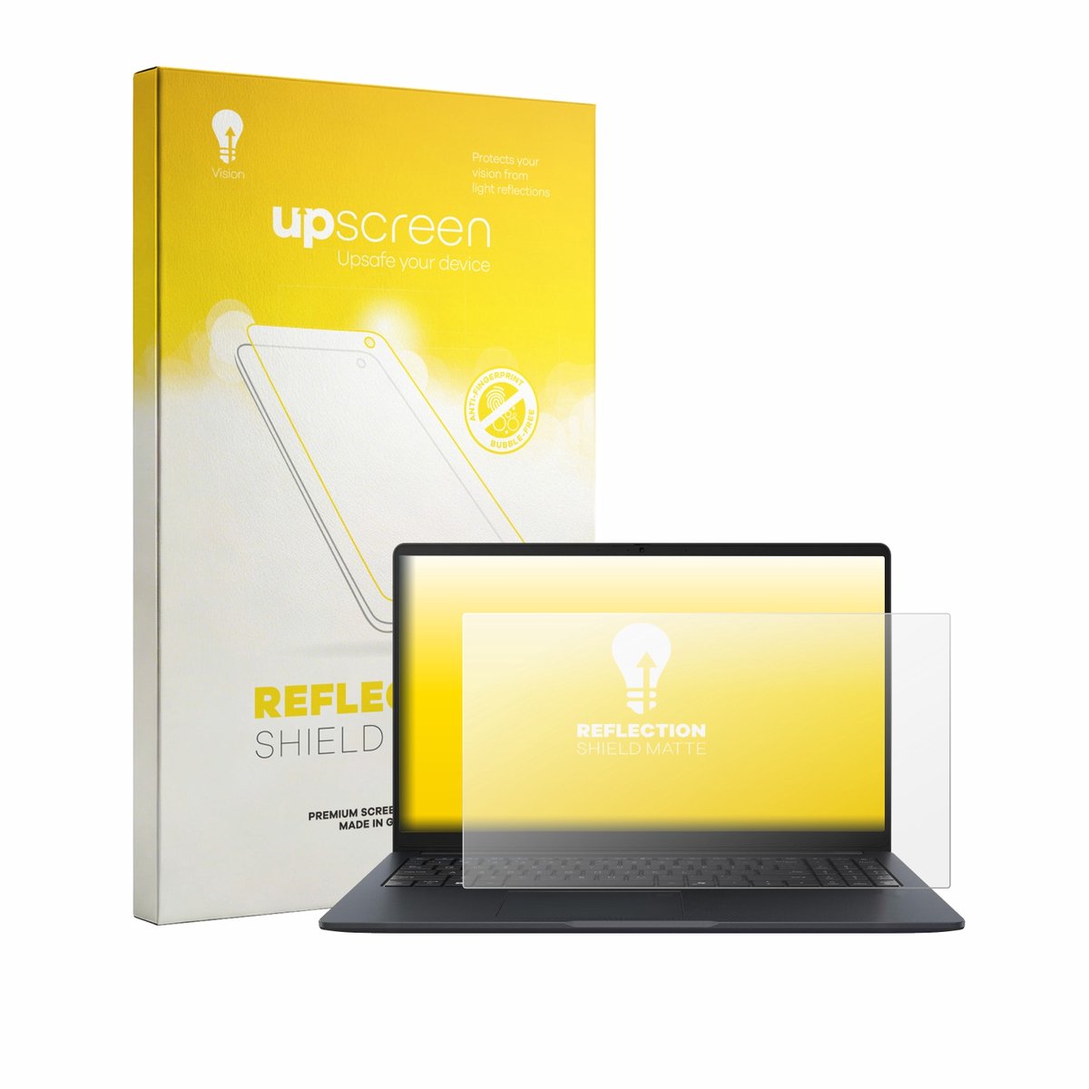 upscreen - Screenprotector voor ASUS ExpertBook B1 B1503 - Folie Beschermfolie anti glare matte