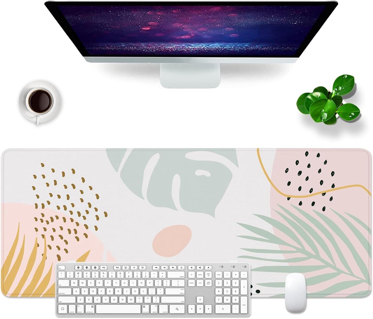 Muismat XL 80 x 30 cm - Moderne Strepen - Eenvoudig ontwerp - Perfect voor computergebruik - ShopVlot