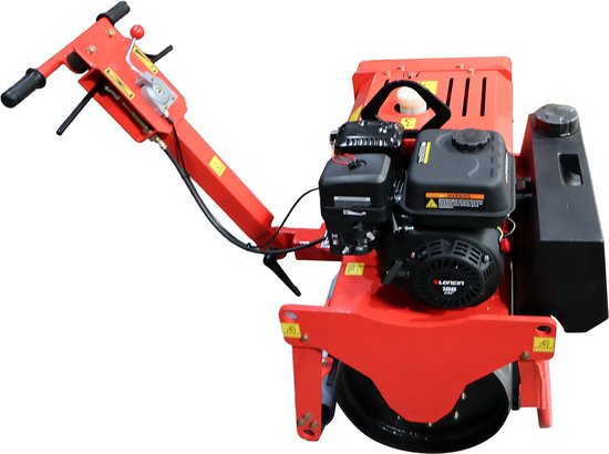 YATO YT-90350 Professionele Geleide Trilwals – 13.5 kN – 6,5 PK Loncin Stage V Engine – Danfoss Hydrostatische Aandrijving – Werkbreedte 600 mm – Met 16L Watertank (266 kg) — afbeelding 3