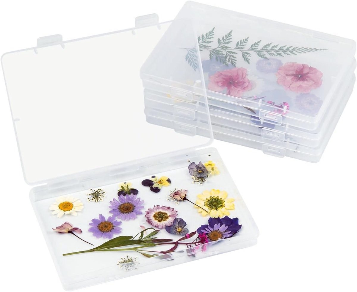 Dried Flower Opslagset - 4-delige Set voor Bloemenbewaring met 60 Tissue Papieren, 60 Zipper Tassen en 8 Droogmiddelen voor Langdurige Bewaring