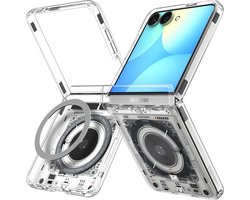 Spigen Hoesje Geschikt voor Samsung Galaxy Z Flip 8 - Ultra Hybrid Pro MagFit Case - Compatibel met MagSafe / Qi2 - Scharnier Bescherming - Back Cover Neo One