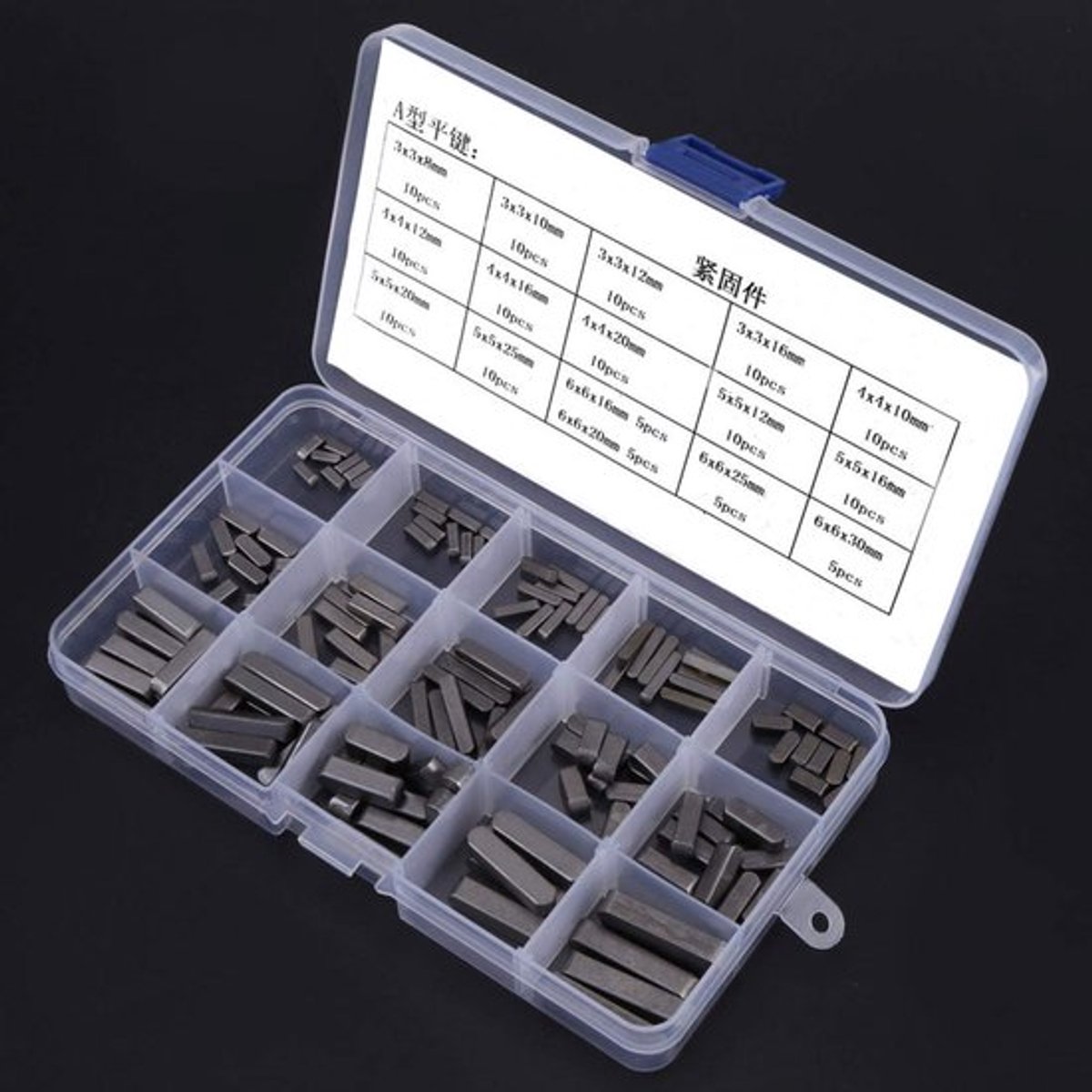 - Assortiment veersleutels - 140 stuks - ronde veerpennen - voor bevestigen van apparatuur - veelzijdige veersleutelset - geschikt voor...