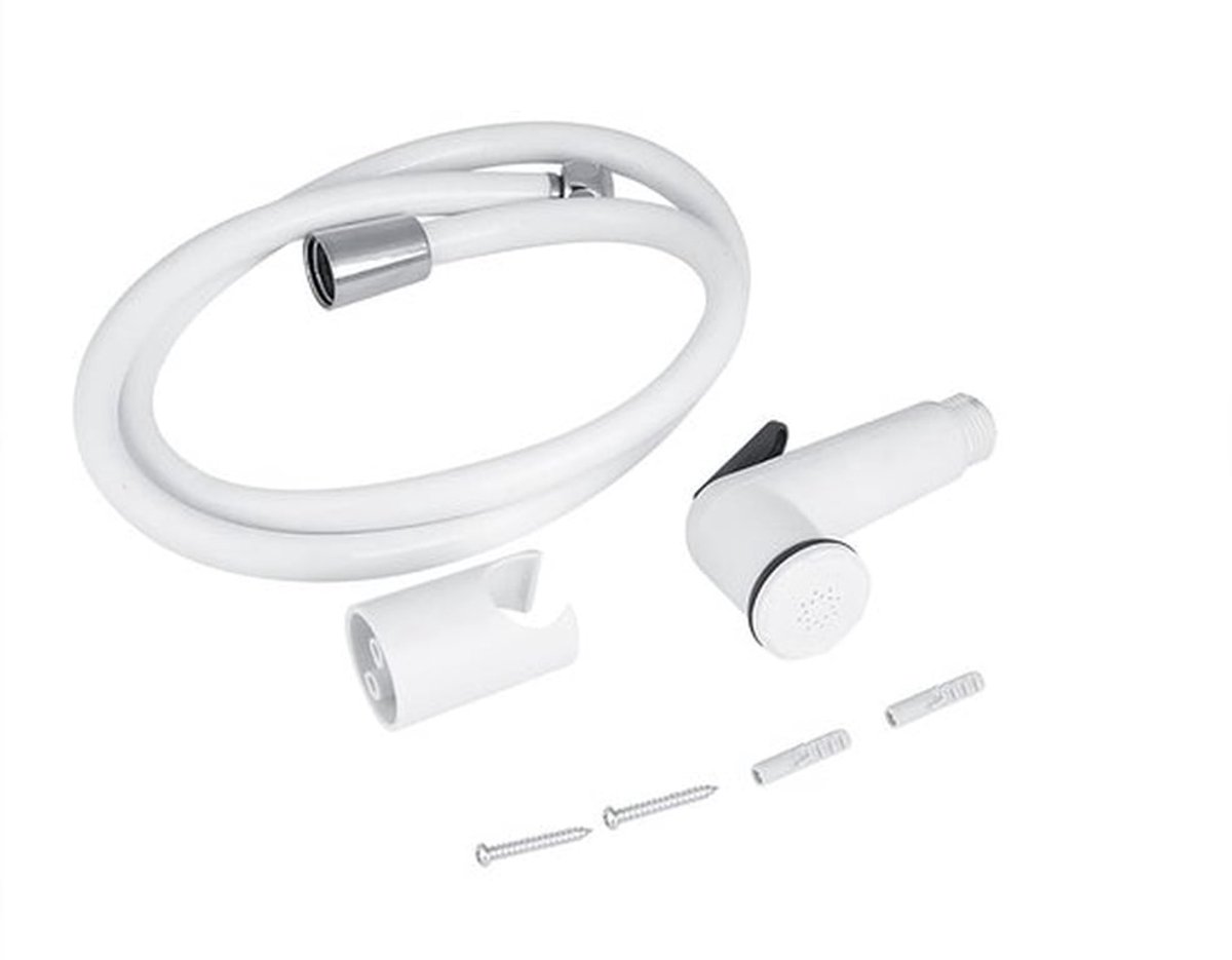 Draagbare bidet-douche - Waterbesparend - Compact - Sprayer-set - Ergonomisch - Geschikt voor Badkamer - Wit