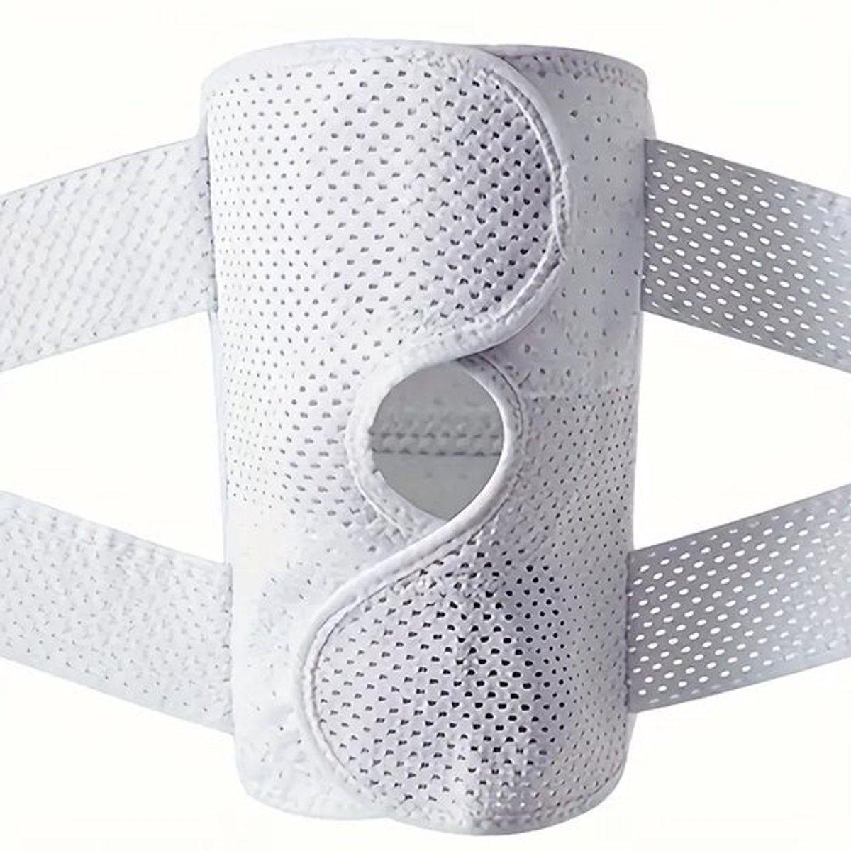 Kniebeschermers van de zesde generatie, zeer elastisch en ademend, verstelbaar, geschikt voor fitness en dagelijks gebruik, unisex (maat L)