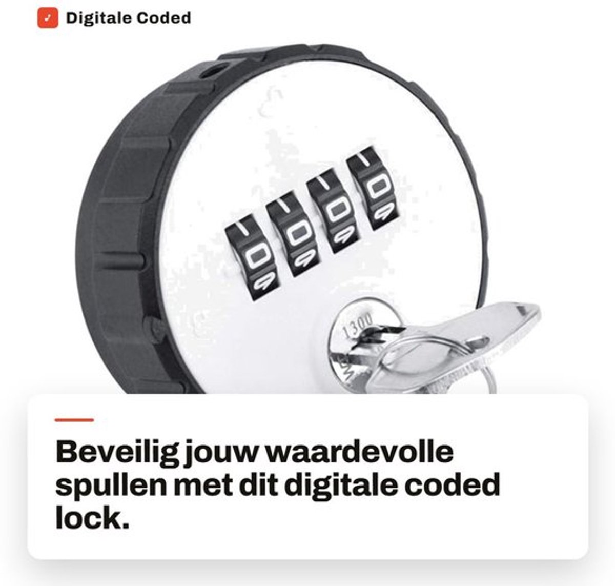 Coded Lock - Digitale Coded Lock 20mm - Codeslot Buitendeur - Veilig - Duurzaam - Zinklegering - Geschikt voor Kasten