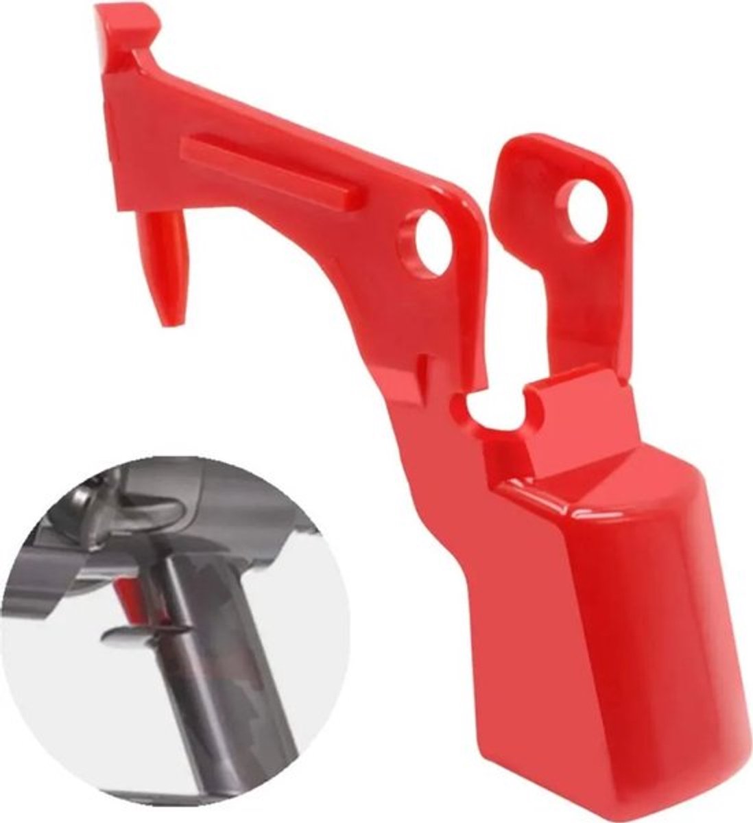 Geschikt voor Dyson V10 V11 rode schakelknop, knop, stofzuigeraccessoires, versterkte schakelaar, verbeterde extra loslaatknop, set van 3 stuks