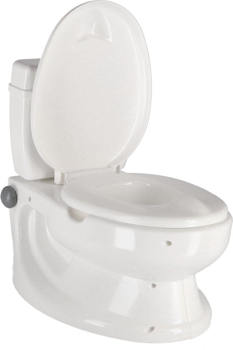Dolu Kinder Toilet Trainer met Spoelgeluid – Wit – Oefenpotje voor Zindelijkheidstraining