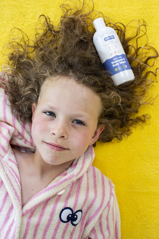 BABYTON - Natuurlijke Tranenvrije Shampoo & Wasgel 2-in-1 - Zacht voor de gevoelige huid van baby's en kinderen - 400ml van Merkloos — afbeelding 2