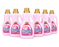 Woolite Wasmiddel Alle Textiel 20 wasbeurten - 6 x 1 liter - Voordeelverpakking
