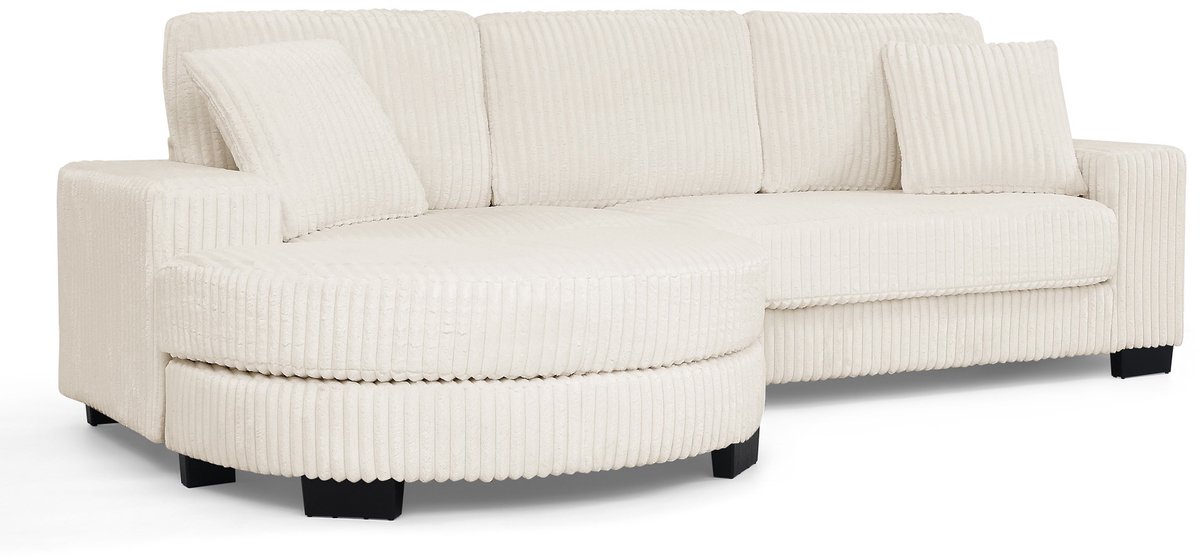 YYchan hoekbank - beige - 256,5 x 133,5 x 89 cm