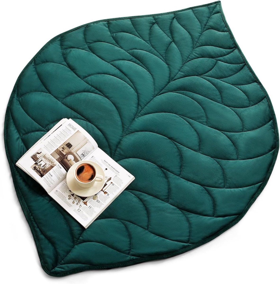 Thijox - Verzwaringsdeken voor Volwassenen 3,2 kg, 104 x 135 cm, Zacht Kristalfluweel, Donkergroen, Ontspanning en Reizen, Wasbaar, Voor Alle Seizoene