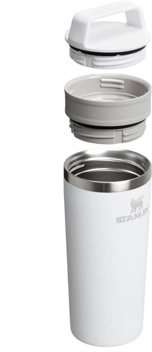 Stanley Café To Go Travel Mug 470 ml (Frost) – Lekvrije Thermosbeker met Drinkdeksel – RVS Geïsoleerde Koffiebeker – BPA-vrij – foto 3