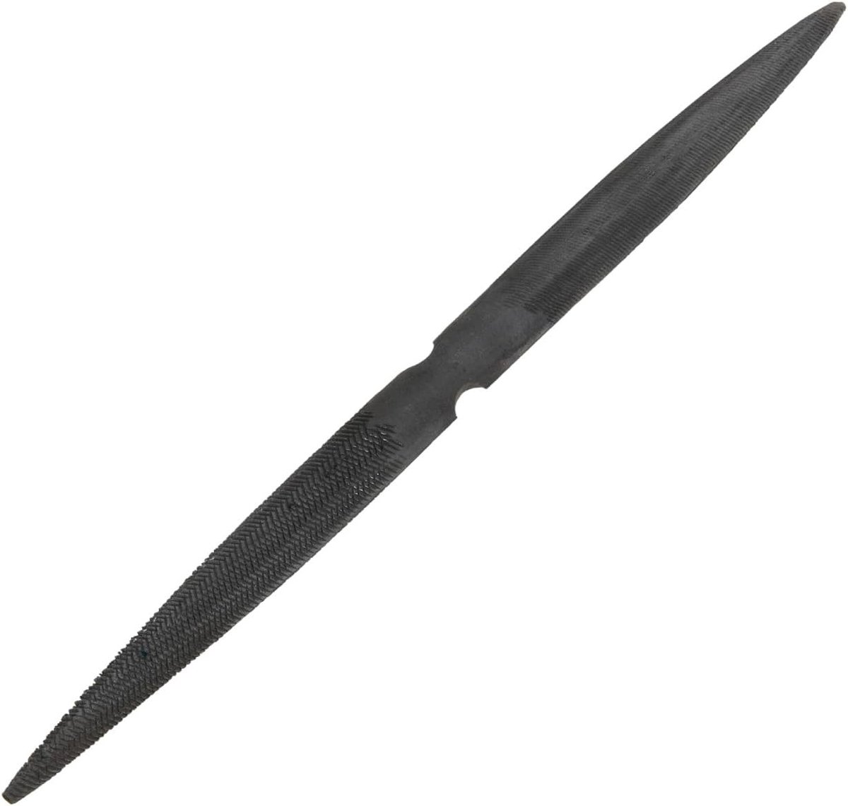 Halfronde wasvijl voor modelleren en snijden, robuust gereedschap van zacht staal met ergonomische handgreep voor sieraden, knutselwerk en houtbewerking