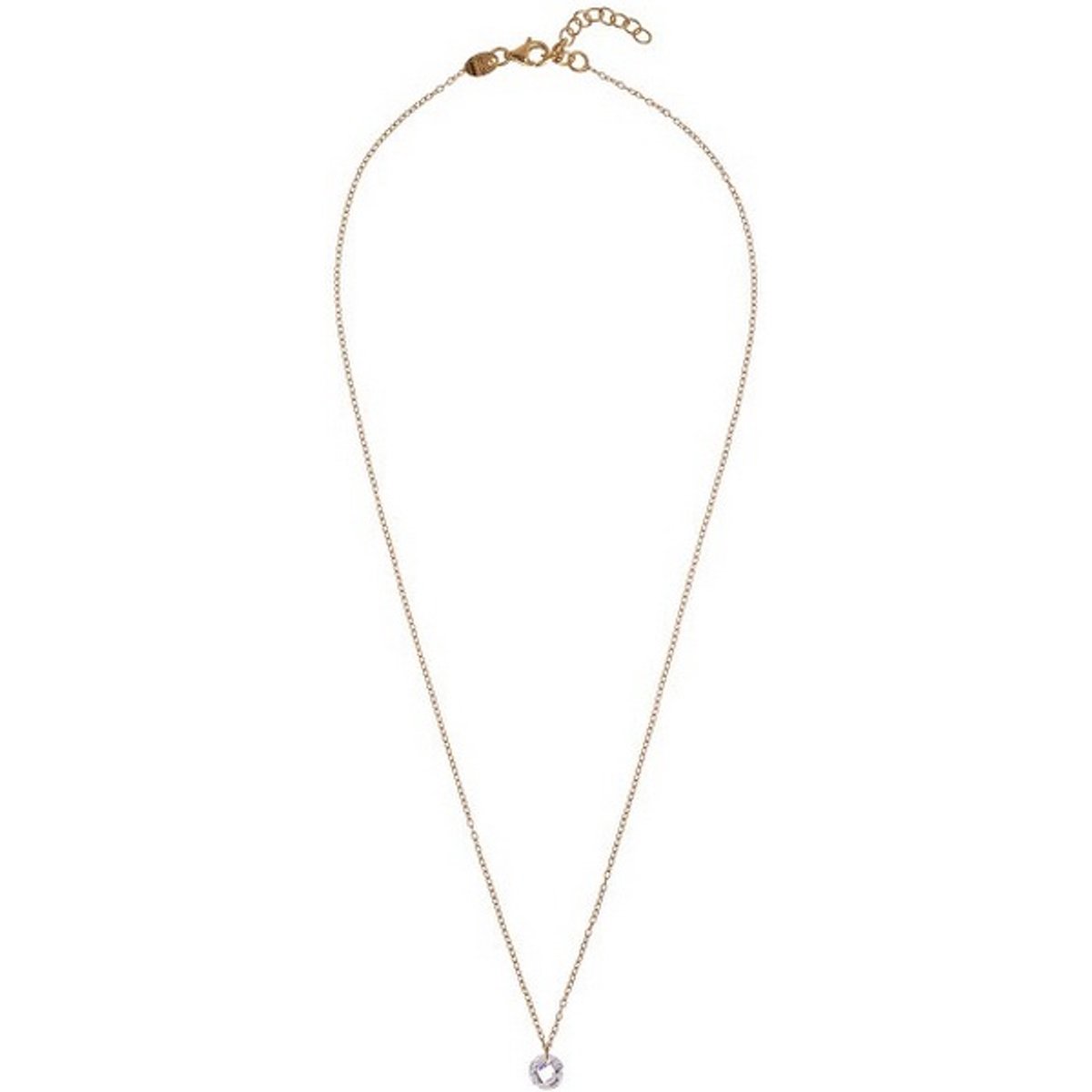ALISIA AL4831 GOLD-PLATED KETTING MET ZIRKONIA 1 STUK
