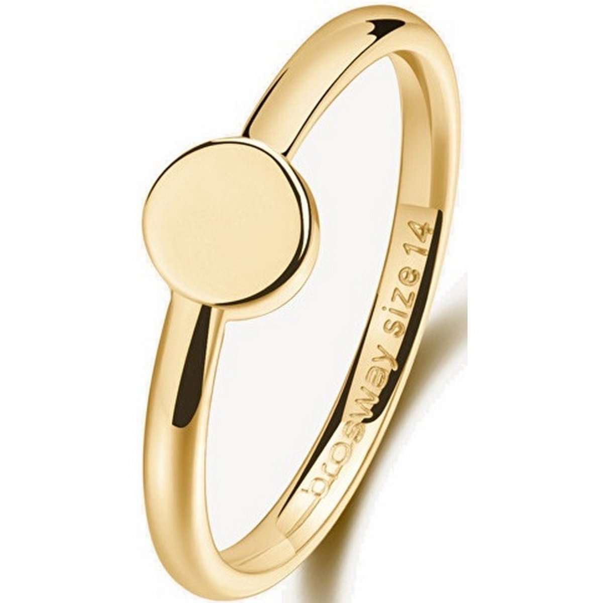 BROSWAY ESSENTIAL BNL124 - 58 MM - GOLD-PLATED RING 1 STUK