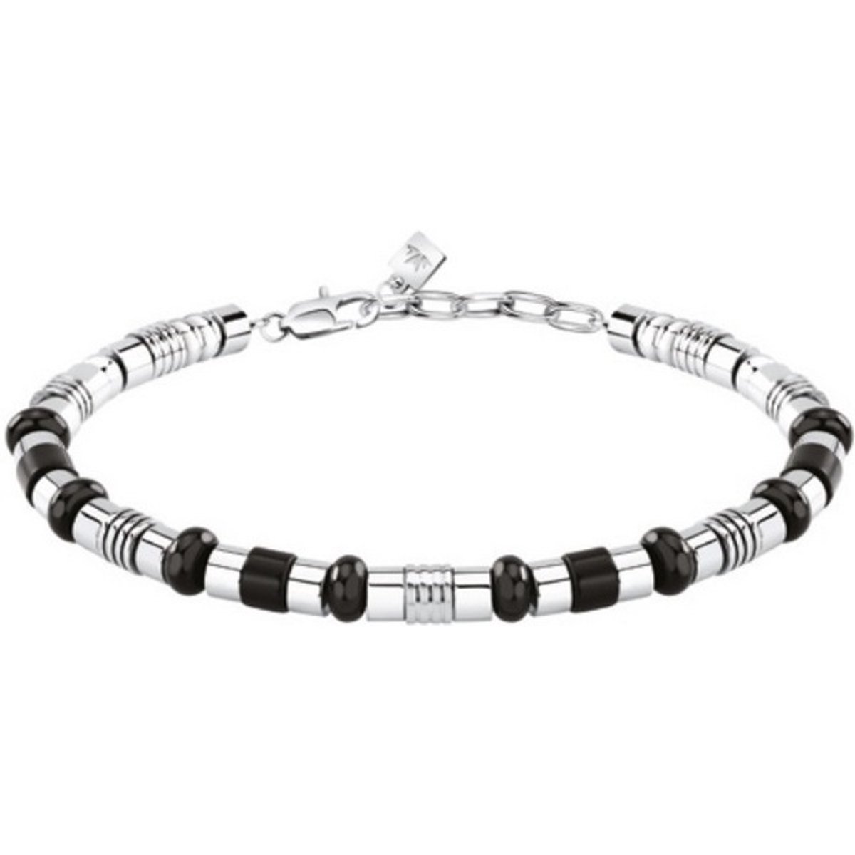 MORELLATO PIETRE S1742 STAINLESS STEEL ARMBAND MET ONYX KRALEN 1 STUK
