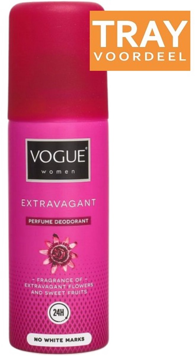 VOGUE WOMEN EXTRAVAGANT DEODORANT SPRAY 12 X 50 ML
