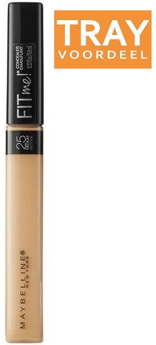 MAYBELLINE FIT ME 25 MEDIUM CONCEALER 3 X 6,8 ML