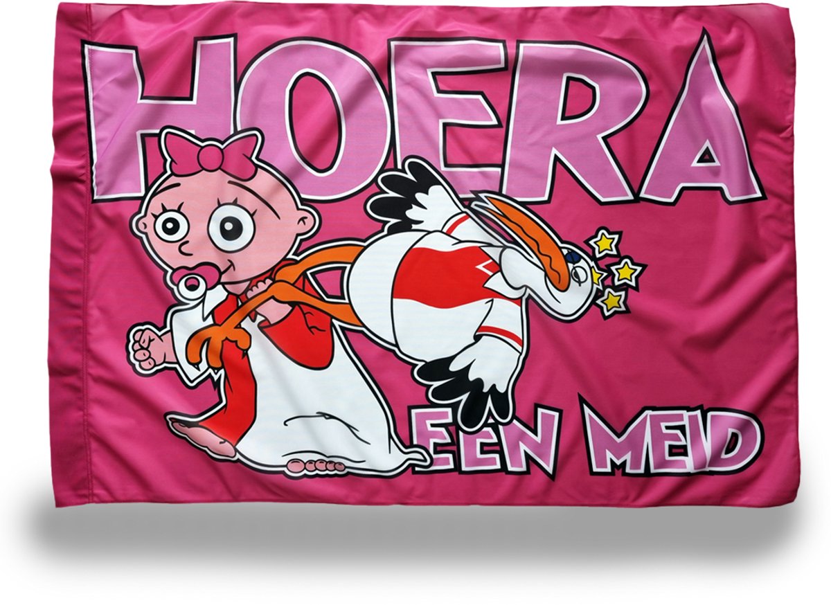 FRFC1908 - Feijenoord Geboortevlag - Hoera een Meid