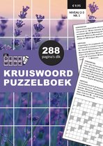 Kruiswoord Puzzelboek - 288 pagina's - niveau 2/3 - nummer 01 - Denkwerk