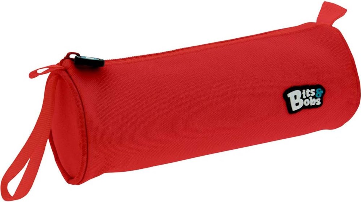 Thijox - Grafoplate etui rond Azul Y Amarillo - Kleurrijk schooletui, duurzaam kunststof, voor scholieren, perfect voor school, hobby en creativiteit