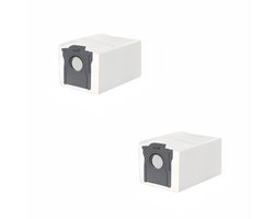 2 stuks stofzakken voor Dreame L10/L10s Pro/L40/L40s/L50/Aqua10 Ultra- L20/X40/X50 Ultra Complete- voor Mova E30/E40/V50/P50/P50s/Z60 Ultra stofzuiger- 3,2 l capaciteit stofzuigerzakken